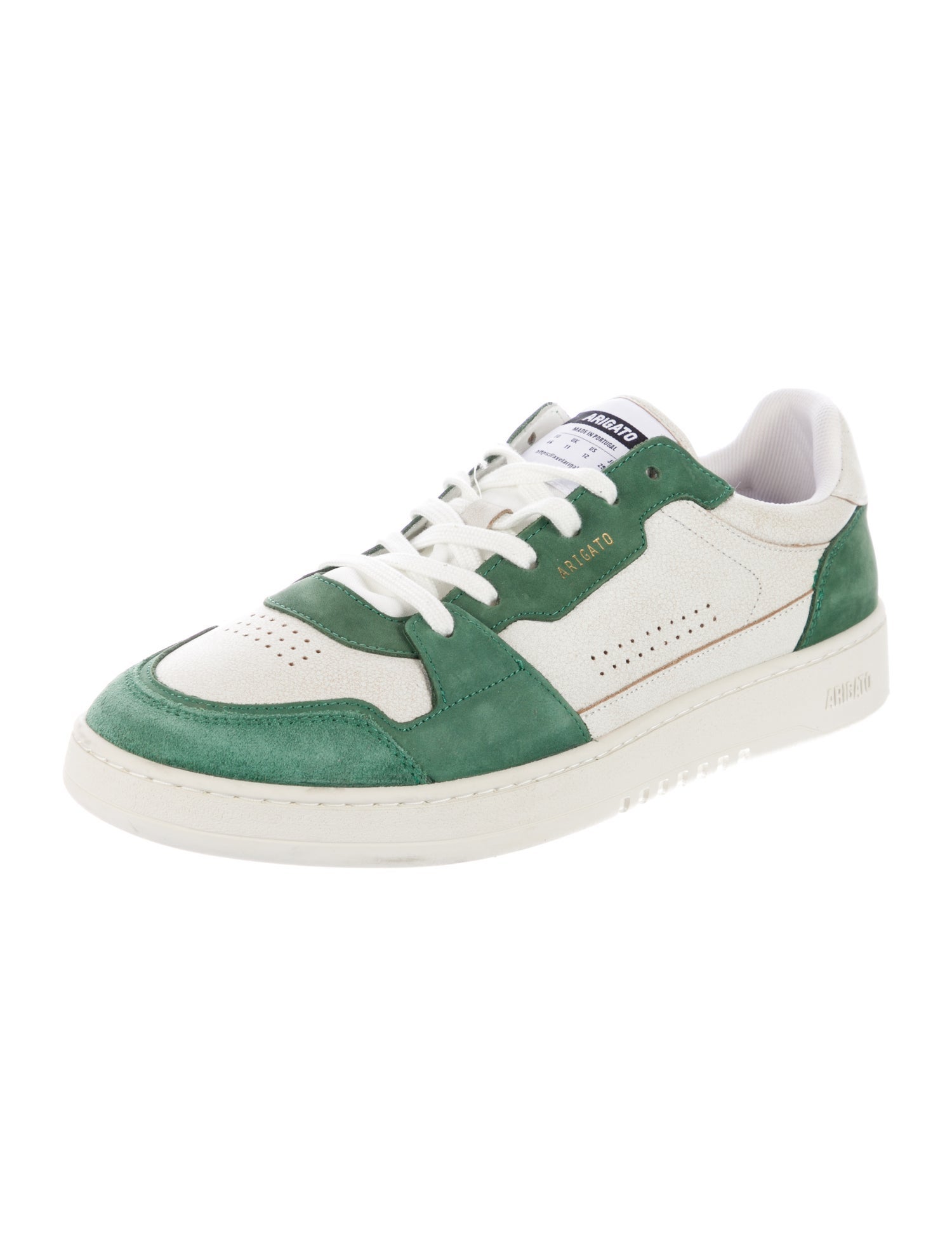 Axel Arigato Suede Colorblock Pattern Sneakers