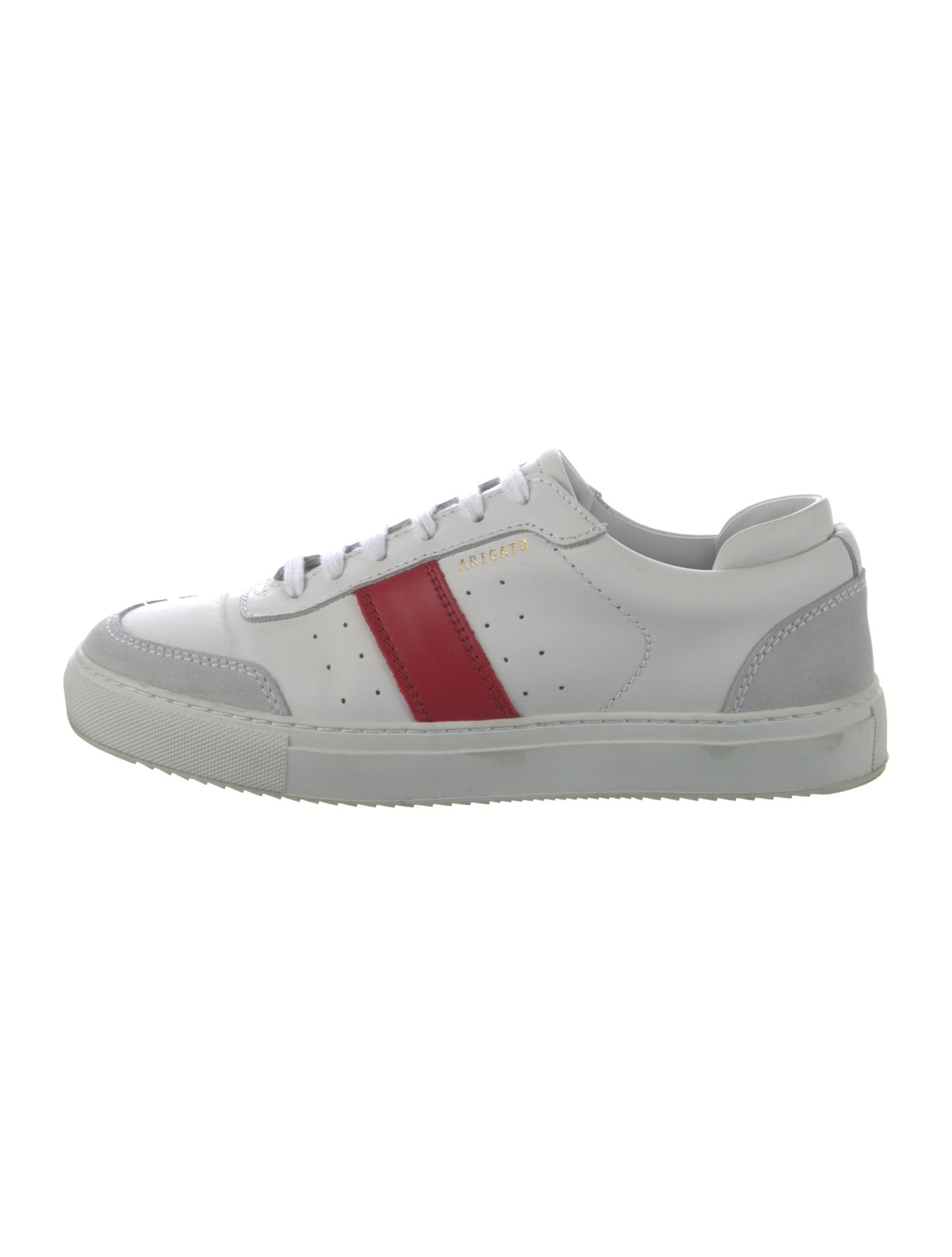 Axel Arigato Leather Colorblock Pattern Sneakers