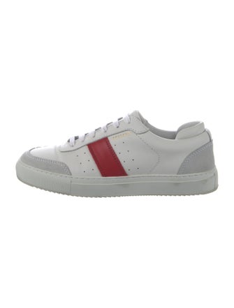 Axel Arigato Leather Colorblock Pattern Sneakers