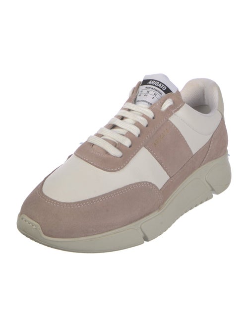 Axel Arigato Suede Colorblock Pattern Athletic Sneakers