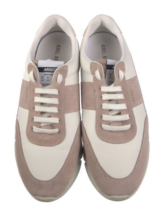 Axel Arigato Suede Colorblock Pattern Athletic Sneakers