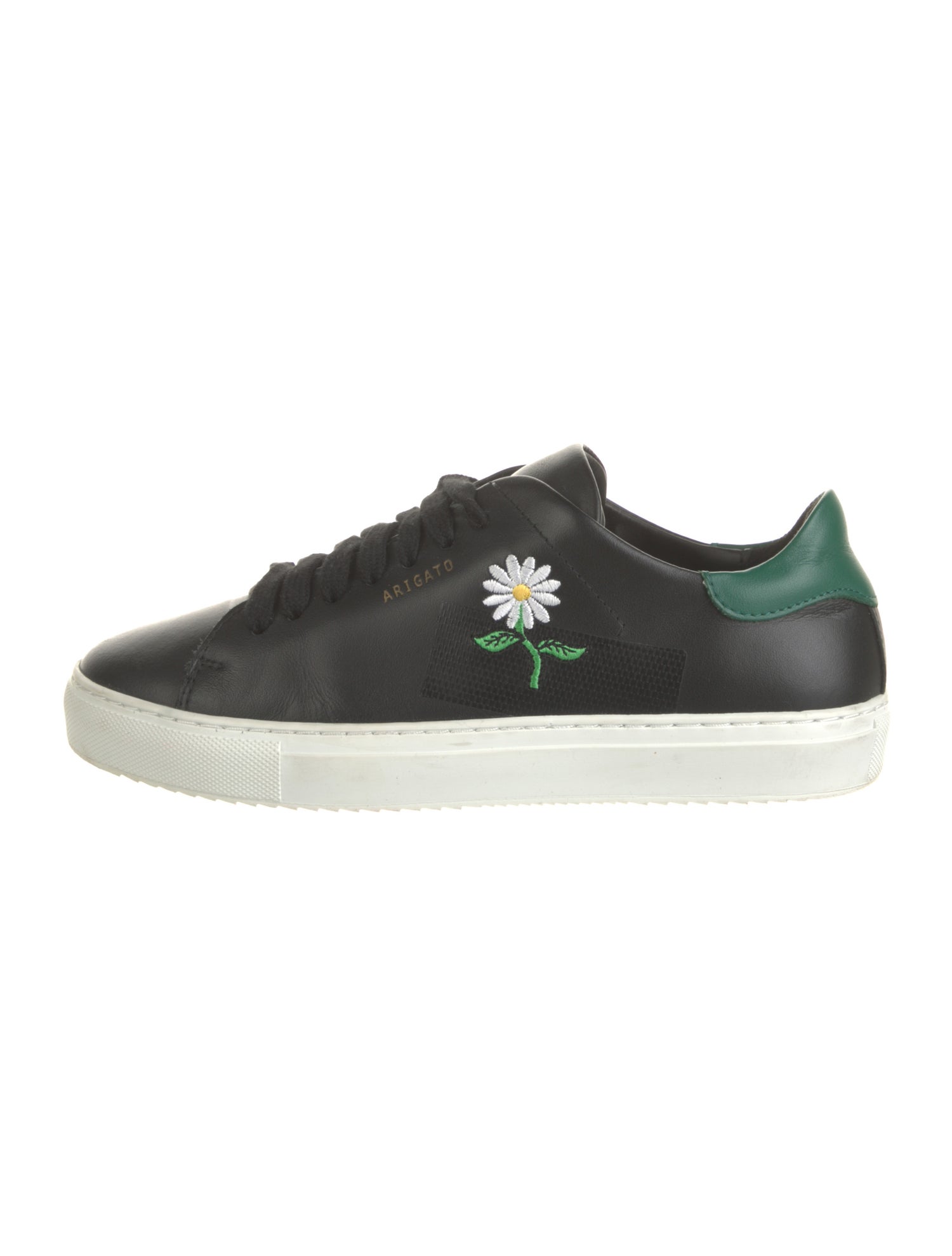 Axel Arigato Leather Embroidered Accent Sneakers