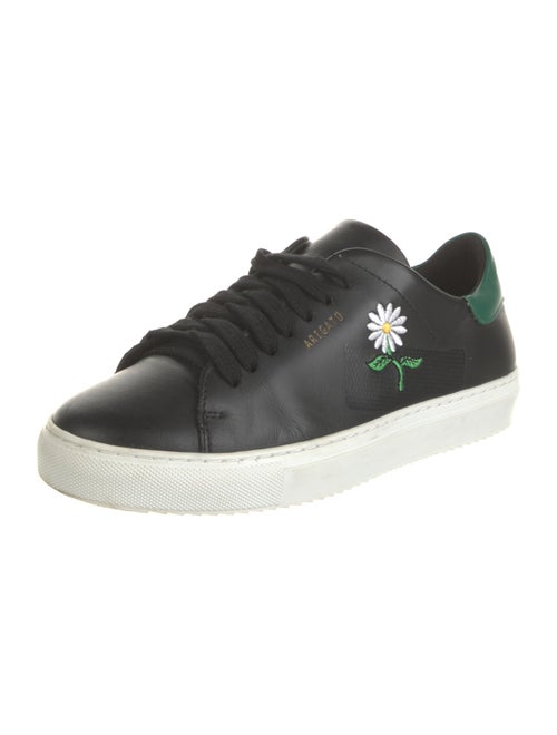 Axel Arigato Leather Embroidered Accent Sneakers
