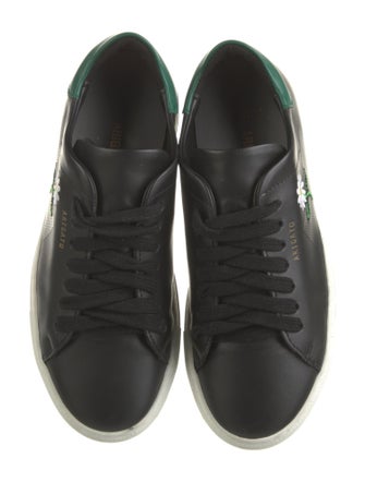 Axel Arigato Leather Embroidered Accent Sneakers
