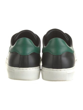 Axel Arigato Leather Embroidered Accent Sneakers