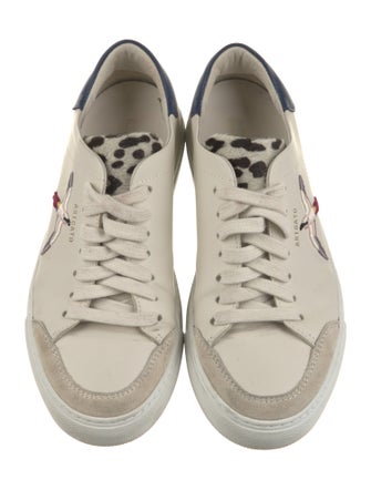 Axel Arigato Leather Colorblock Pattern Sneakers