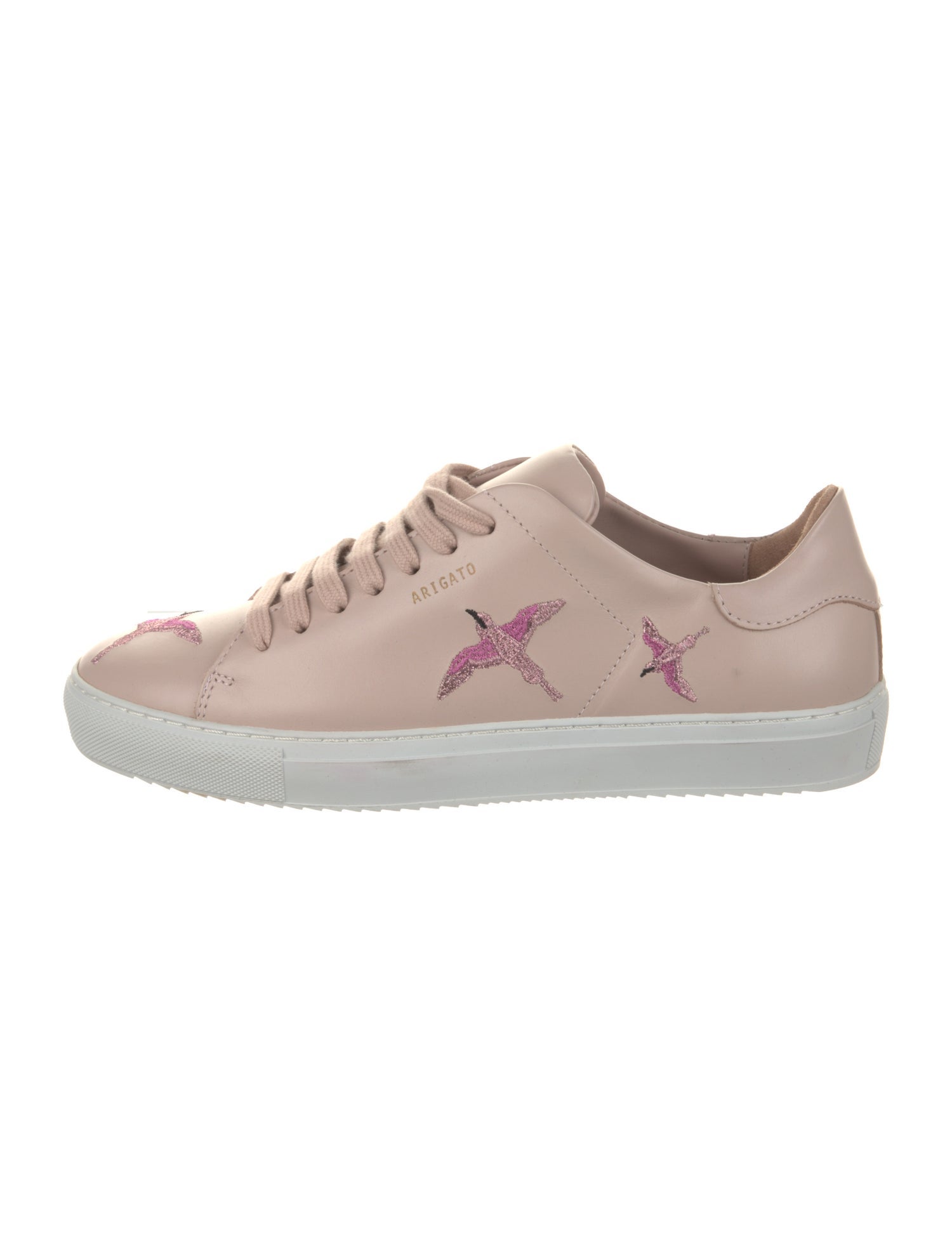 Axel Arigato Leather Embroidered Accent Sneakers