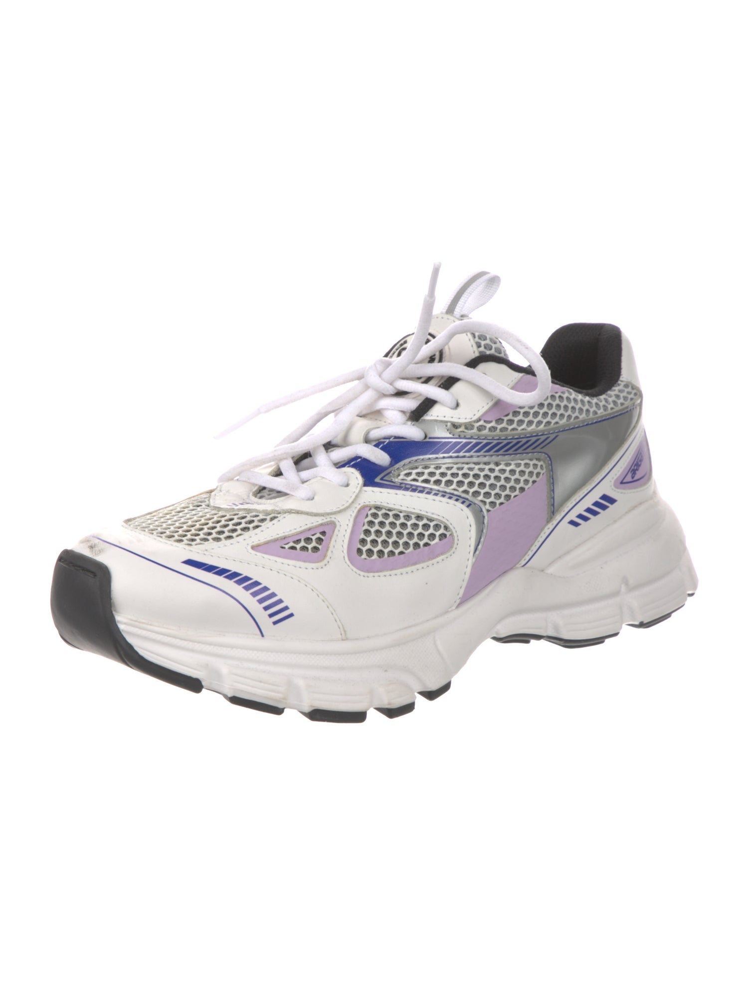 Axel Arigato Leather Colorblock Pattern Sneakers