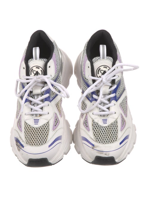 Axel Arigato Leather Colorblock Pattern Sneakers