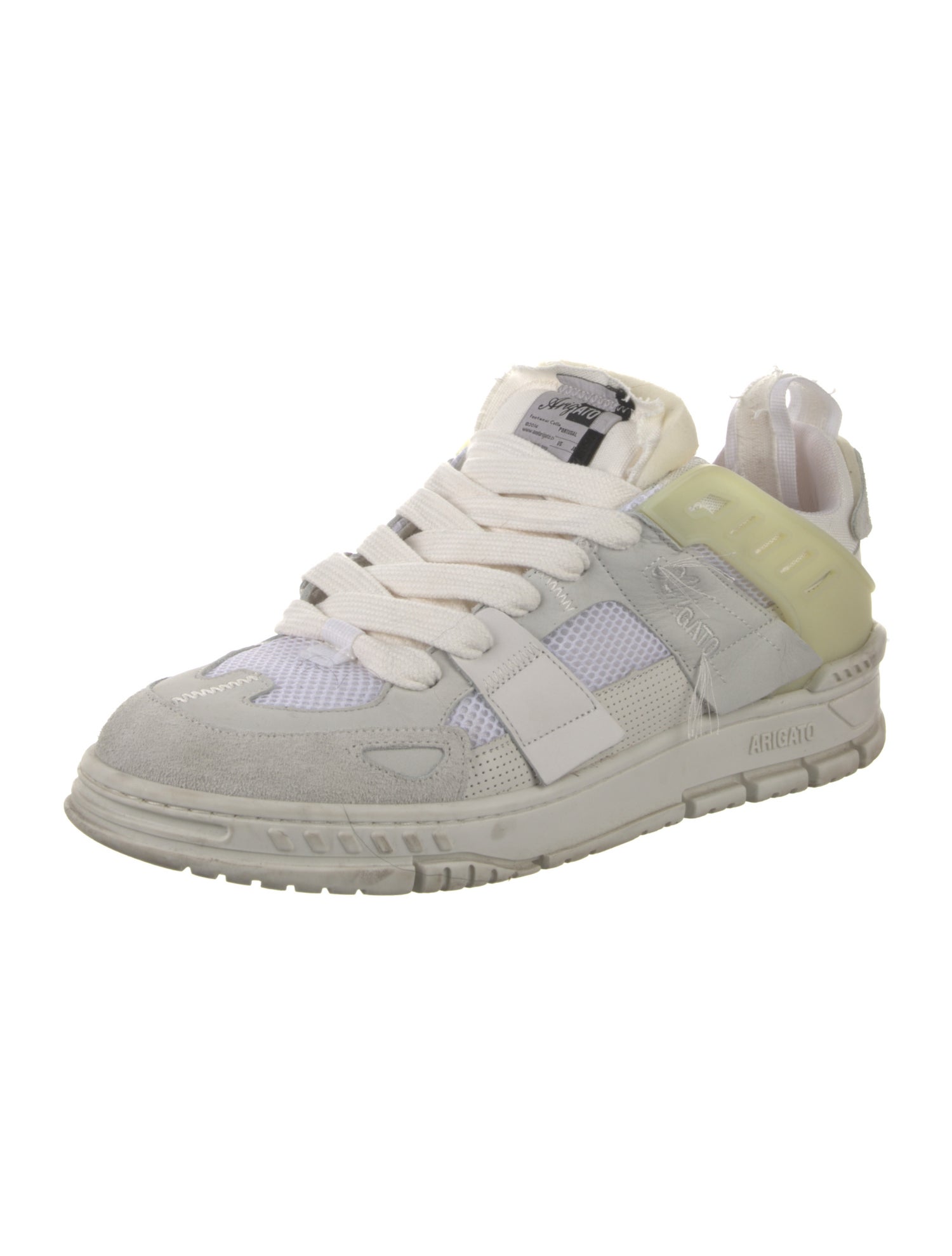 Axel Arigato Leather Colorblock Pattern Sneakers