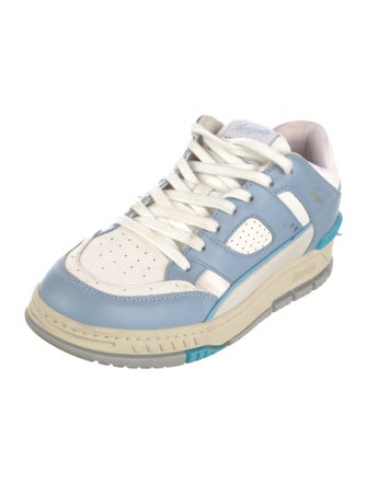 Axel Arigato Leather Colorblock Pattern Sneakers