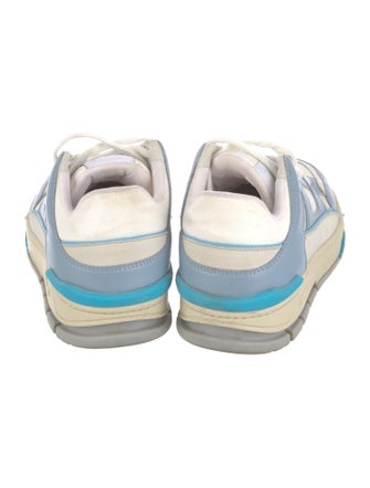 Axel Arigato Leather Colorblock Pattern Sneakers