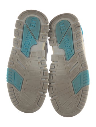 Axel Arigato Leather Colorblock Pattern Sneakers