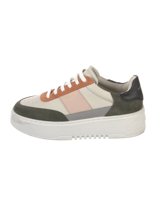 Axel Arigato Suede Colorblock Pattern Sneakers