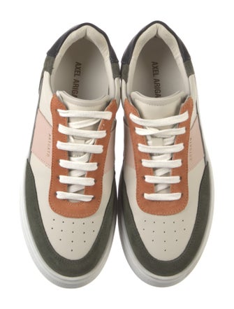 Axel Arigato Suede Colorblock Pattern Sneakers