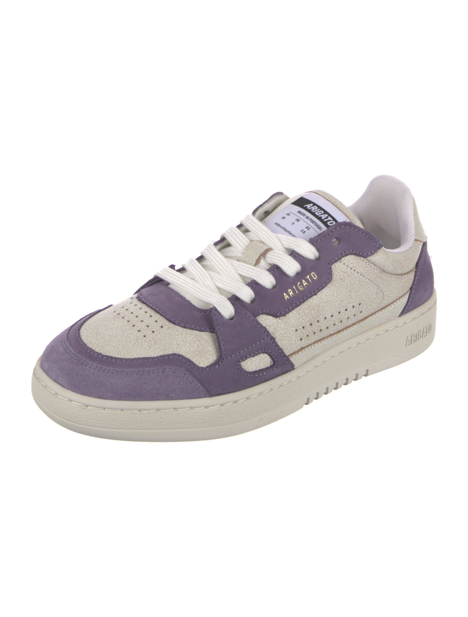 Axel Arigato Suede Colorblock Pattern Sneakers