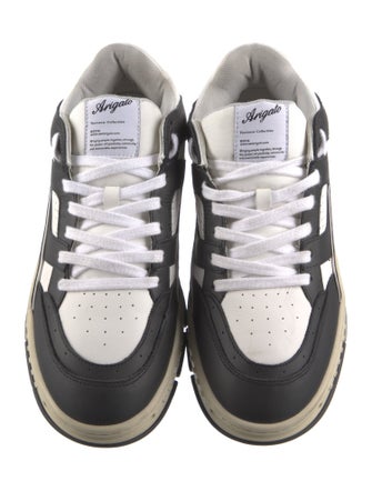 Axel Arigato Leather Colorblock Pattern Chunky Sneakers