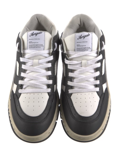 Axel Arigato Leather Colorblock Pattern Chunky Sneakers