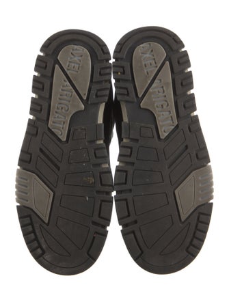 Axel Arigato Leather Colorblock Pattern Chunky Sneakers