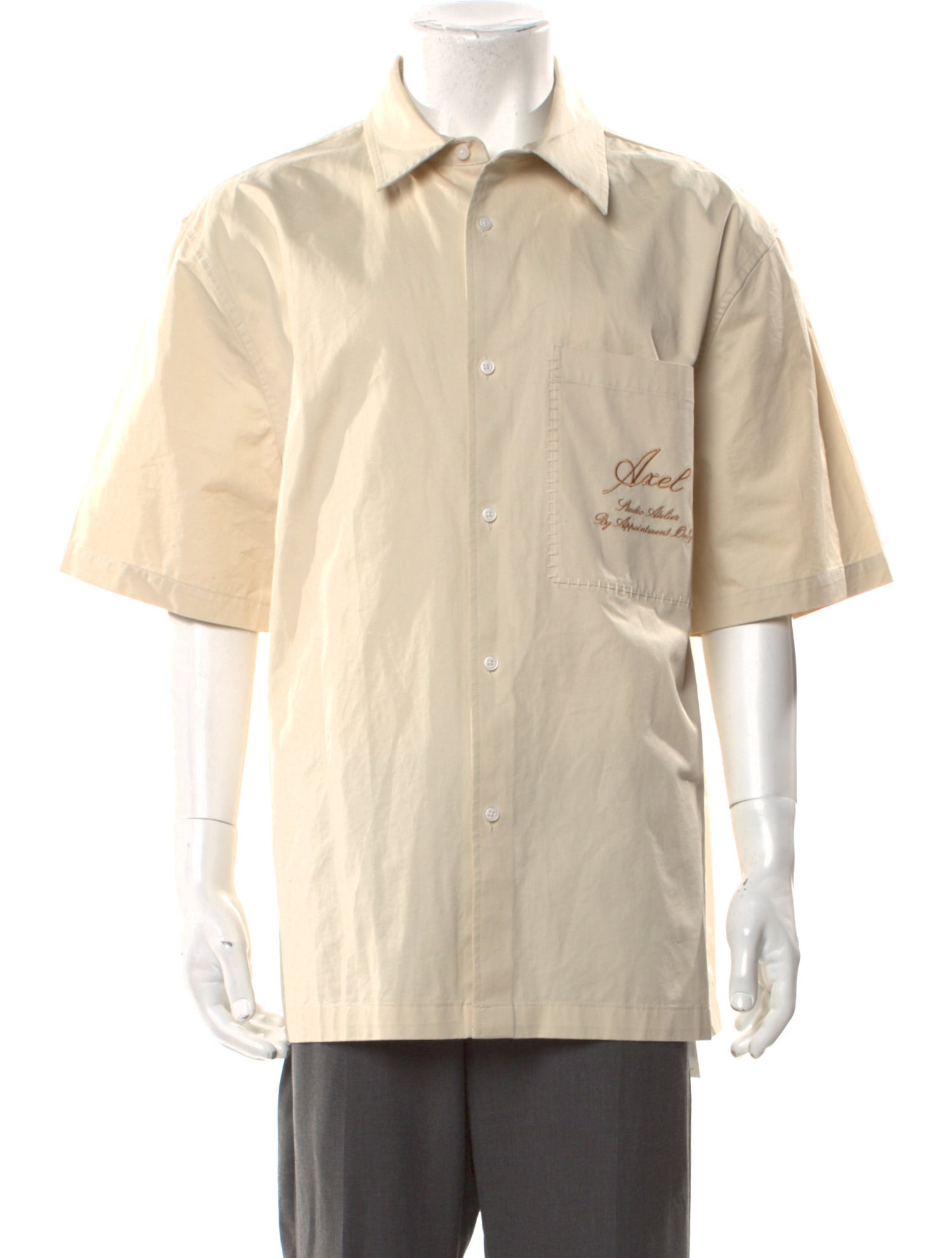 Axel Arigato Graphic Print Three-Quarter Sleeve Shirt