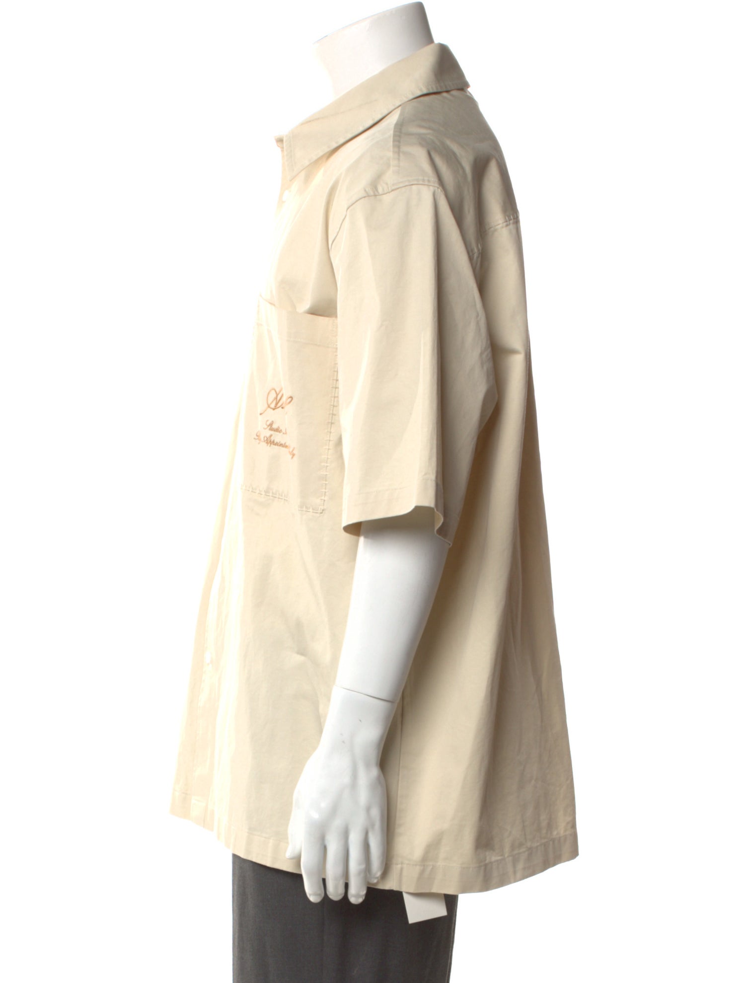 Axel Arigato Graphic Print Three-Quarter Sleeve Shirt