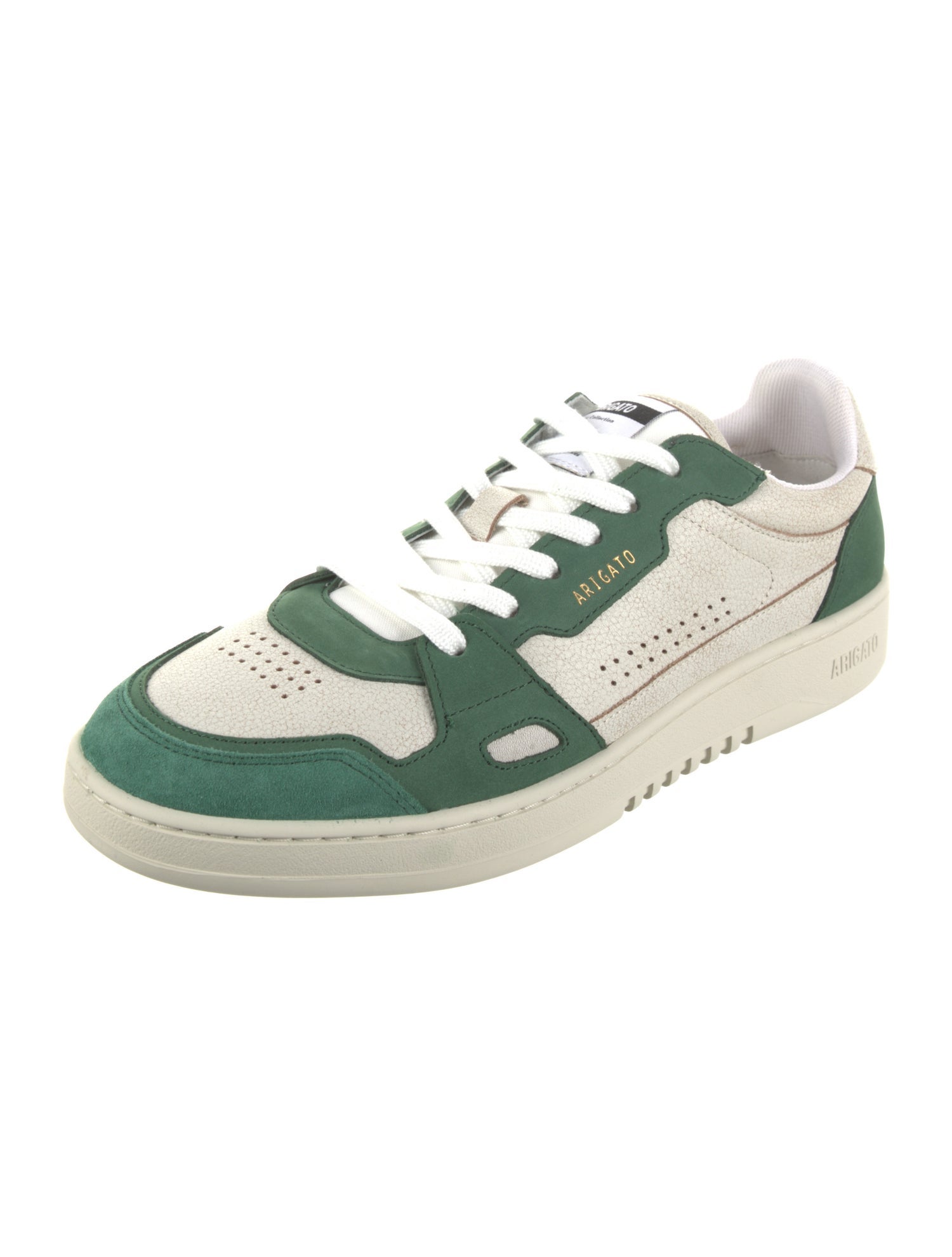 Axel Arigato Leather Colorblock Pattern Sneakers