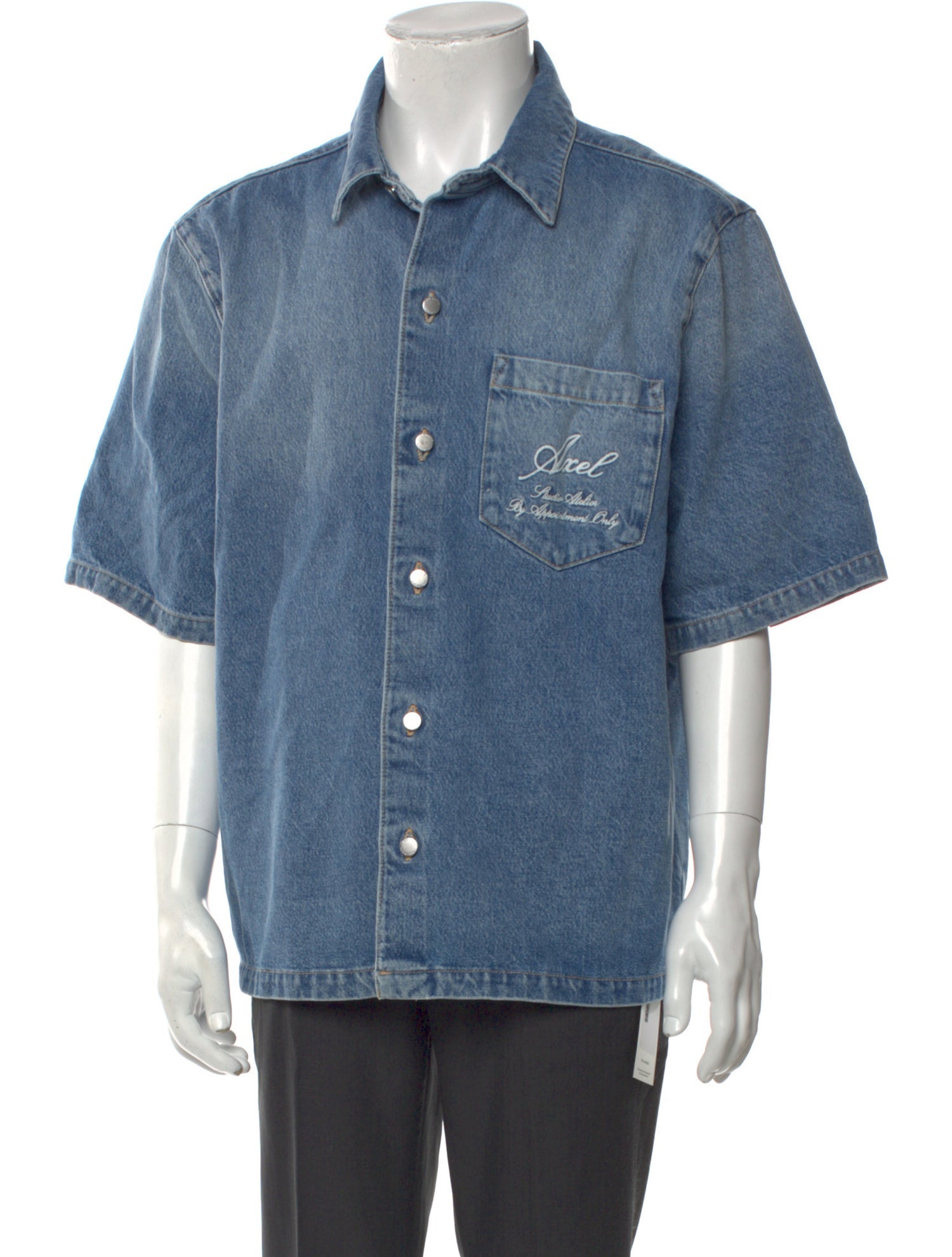 Axel Arigato Short Sleeve Denim Shirt