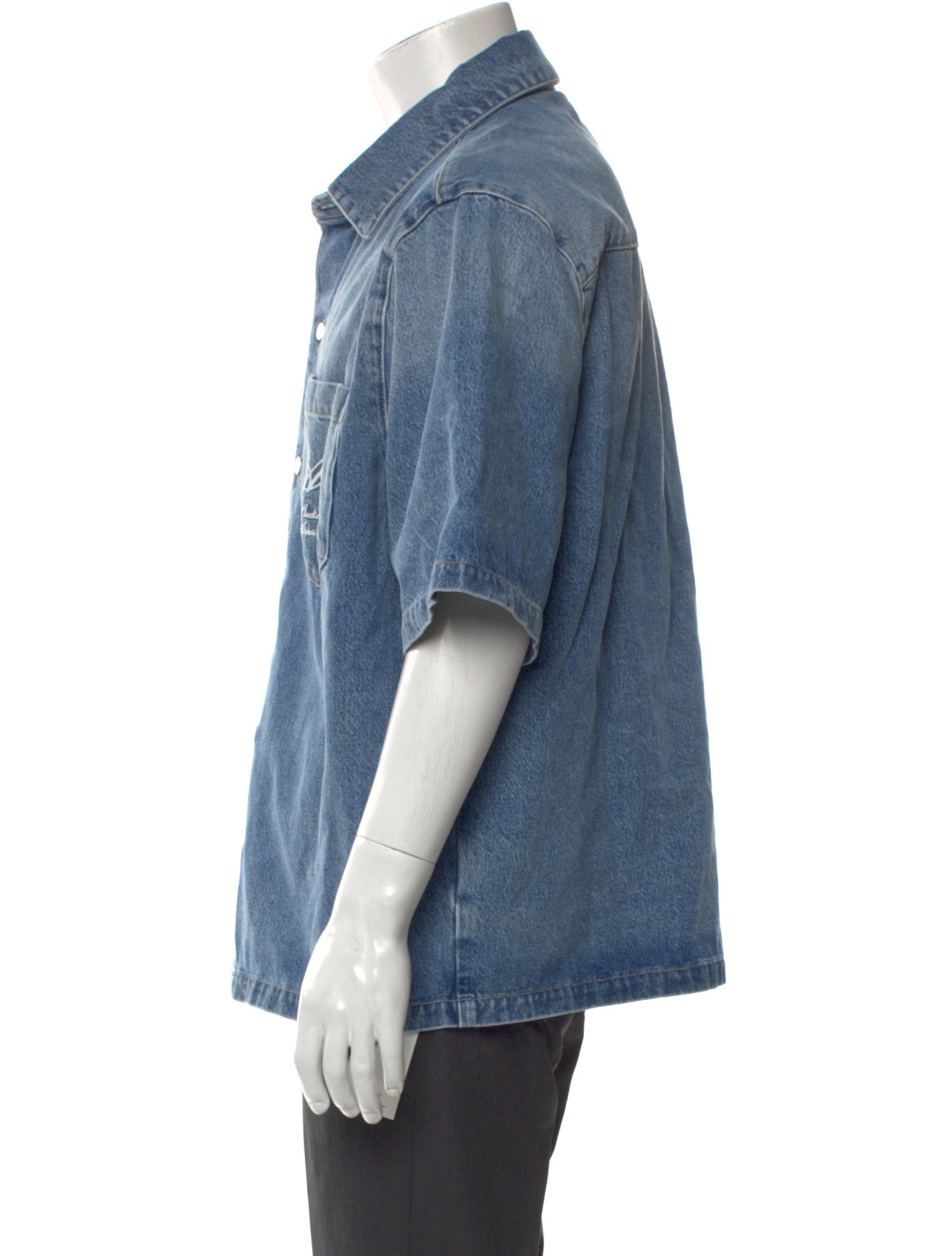 Axel Arigato Short Sleeve Denim Shirt
