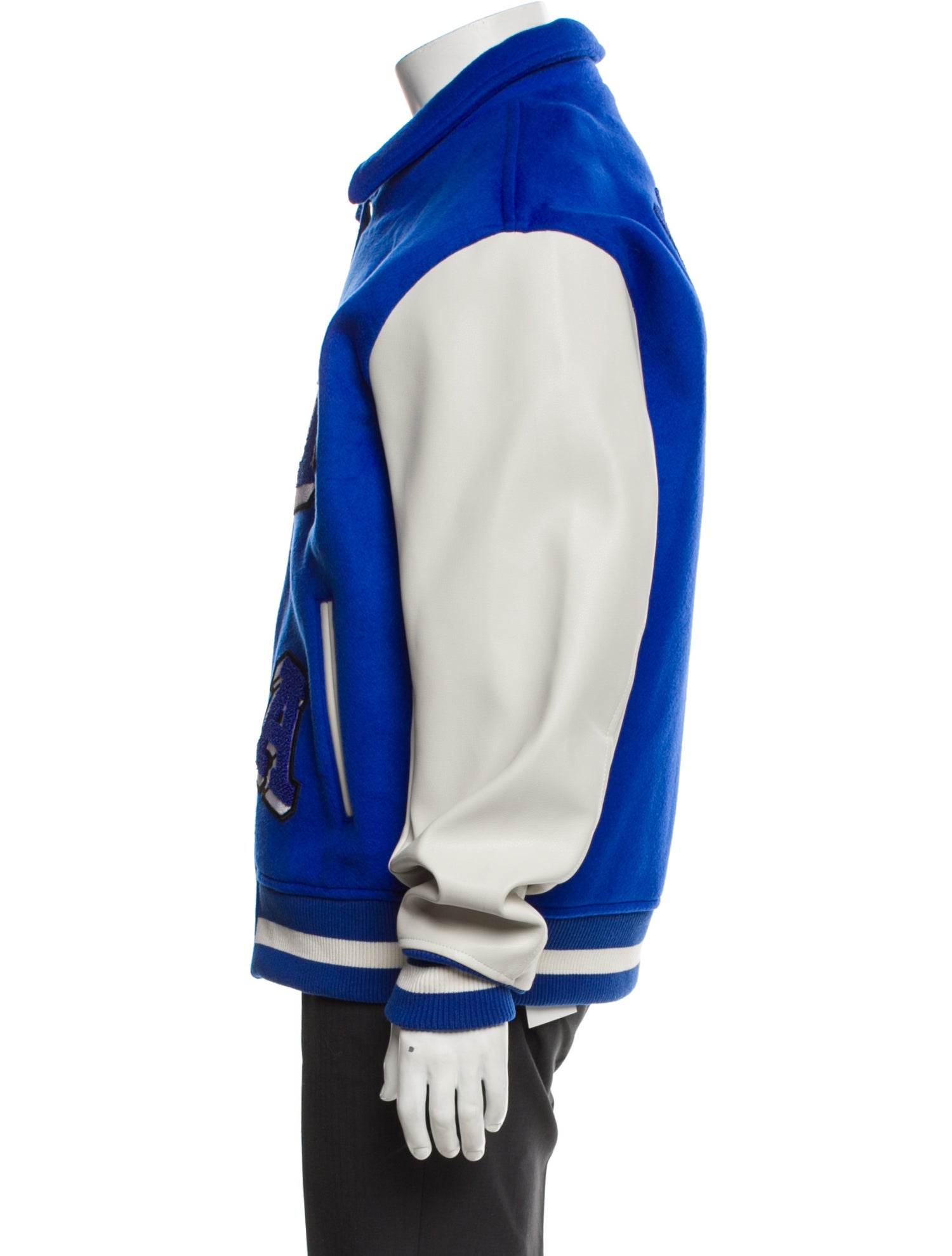 Axel Arigato Wool Graphic Print Varsity Jacket