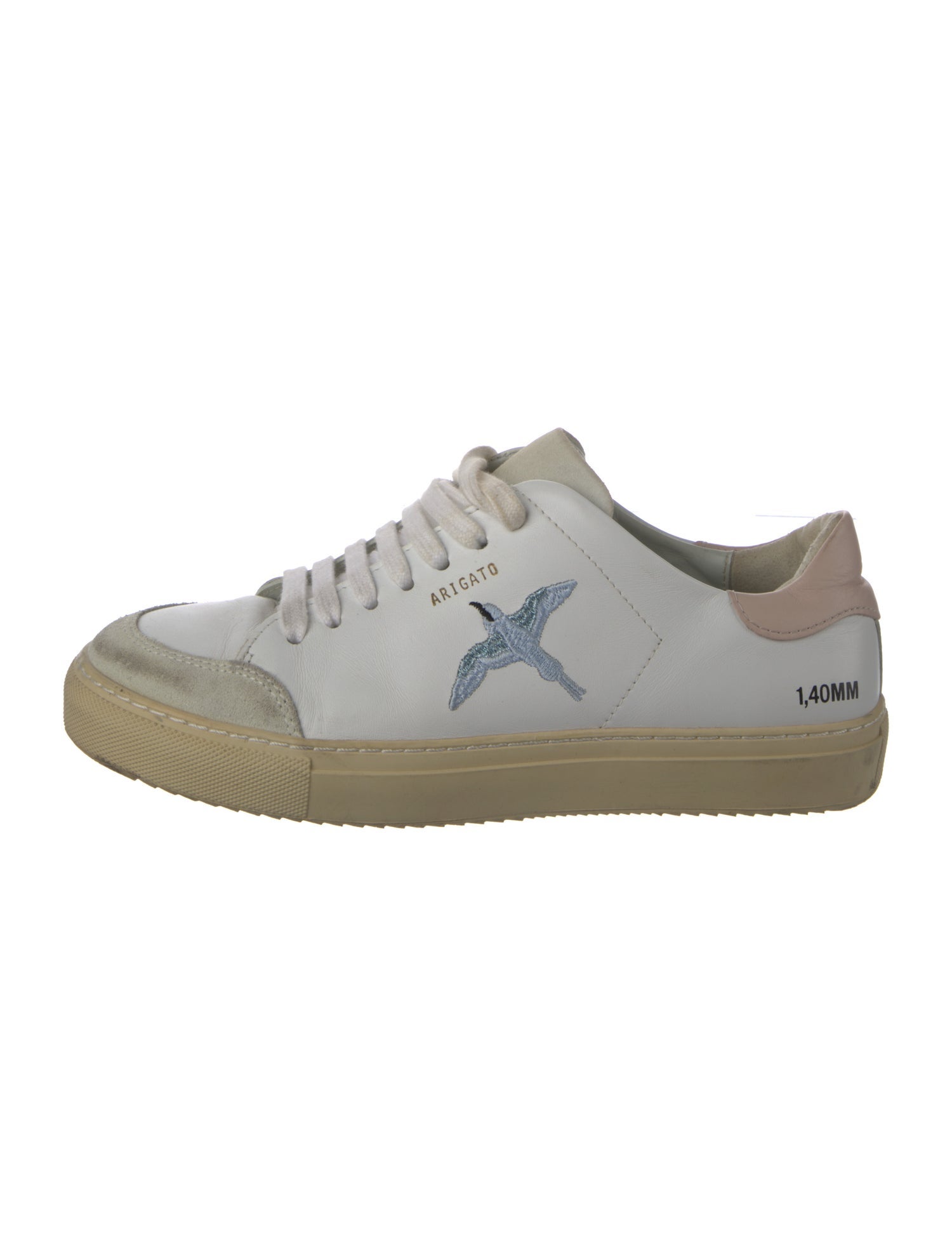 Axel Arigato Leather Embroidered Accent Sneakers