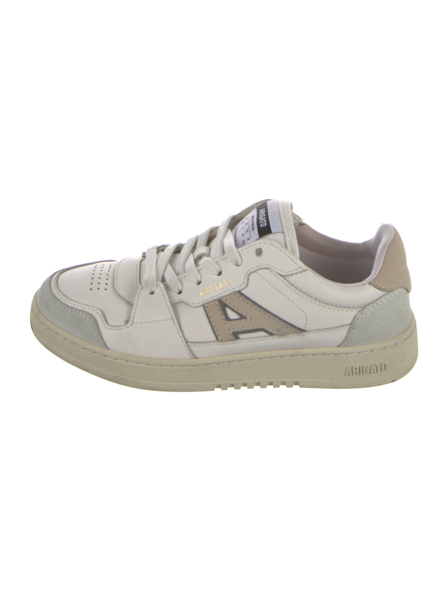 Axel Arigato Leather Colorblock Pattern Sneakers