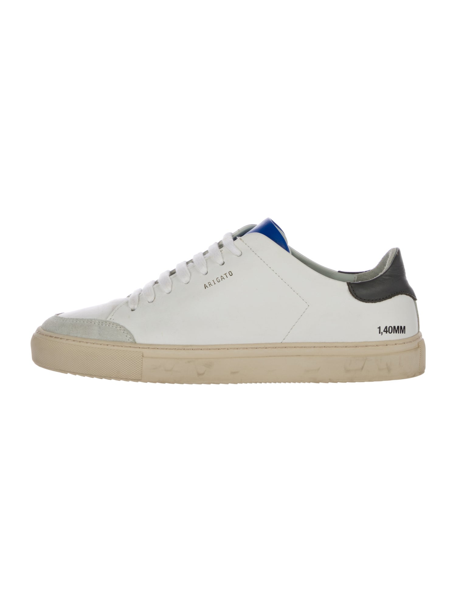Axel Arigato Leather Colorblock Pattern Sneakers