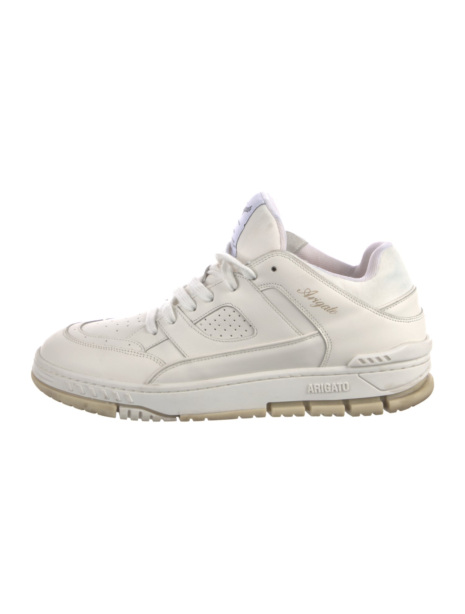 Axel Arigato Leather Lasercut Accents Sneakers