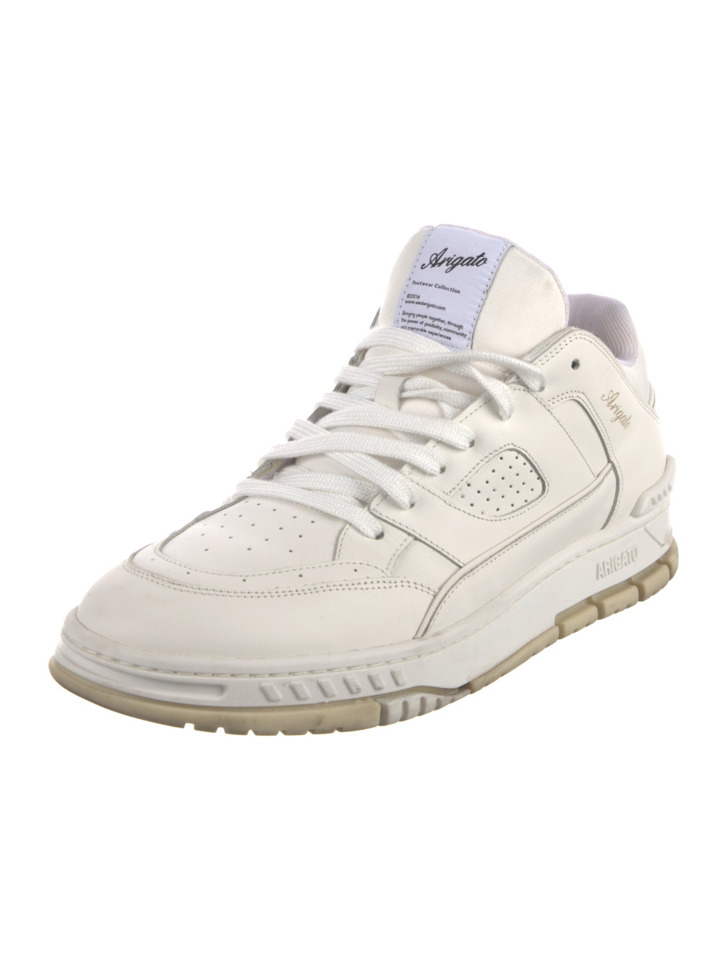 Axel Arigato Leather Lasercut Accents Sneakers