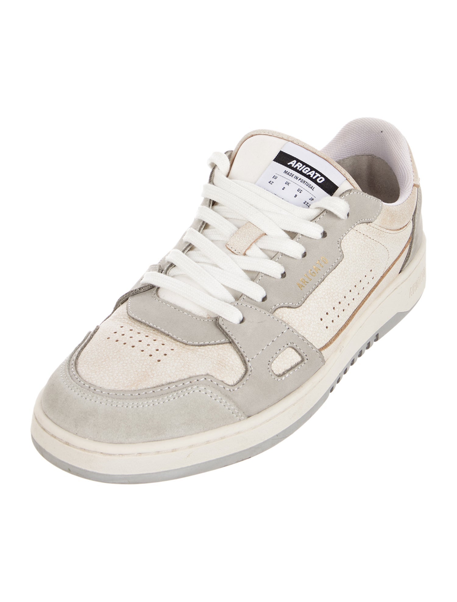 Axel Arigato Leather Colorblock Pattern Sneakers