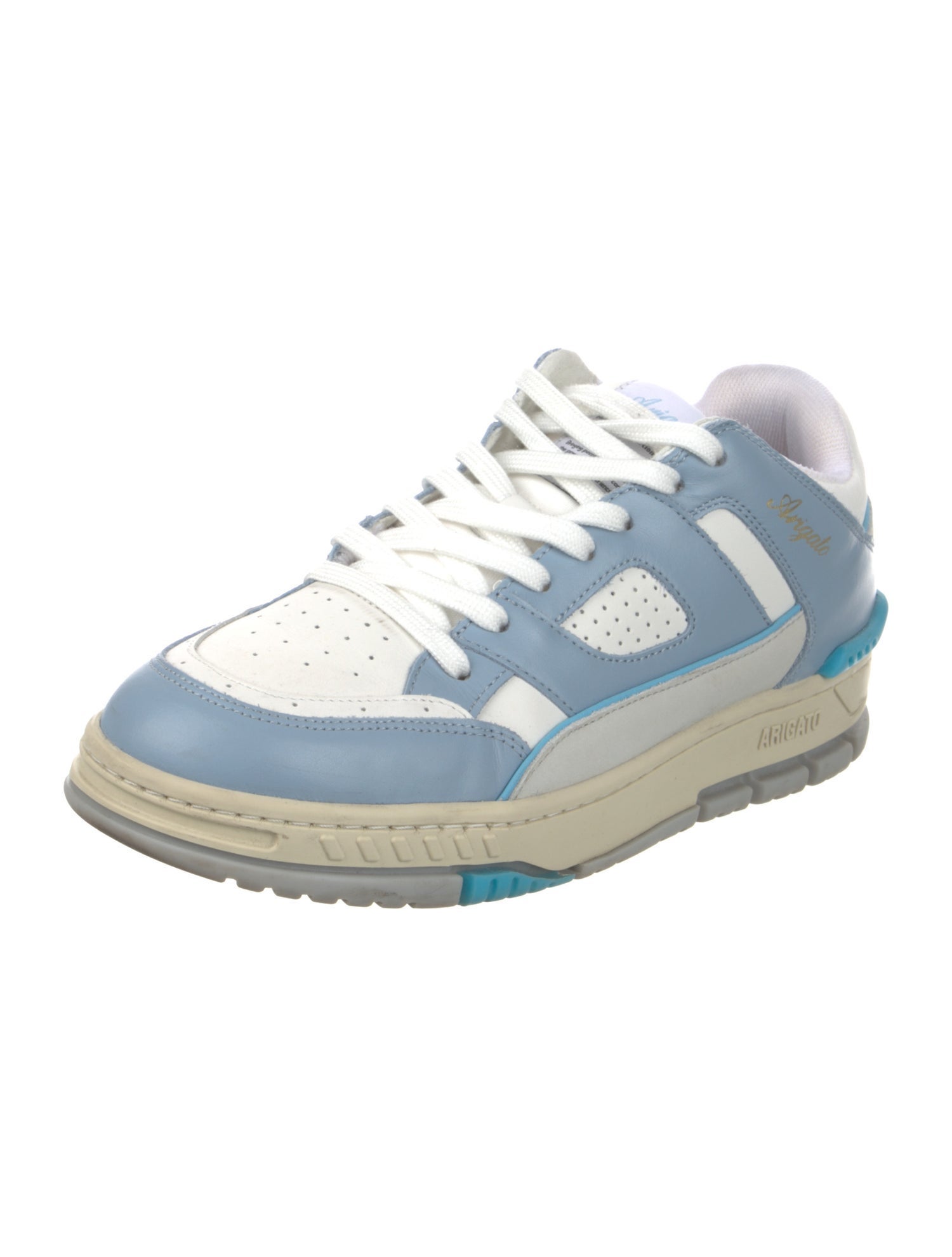 Axel Arigato Leather Colorblock Pattern Sneakers
