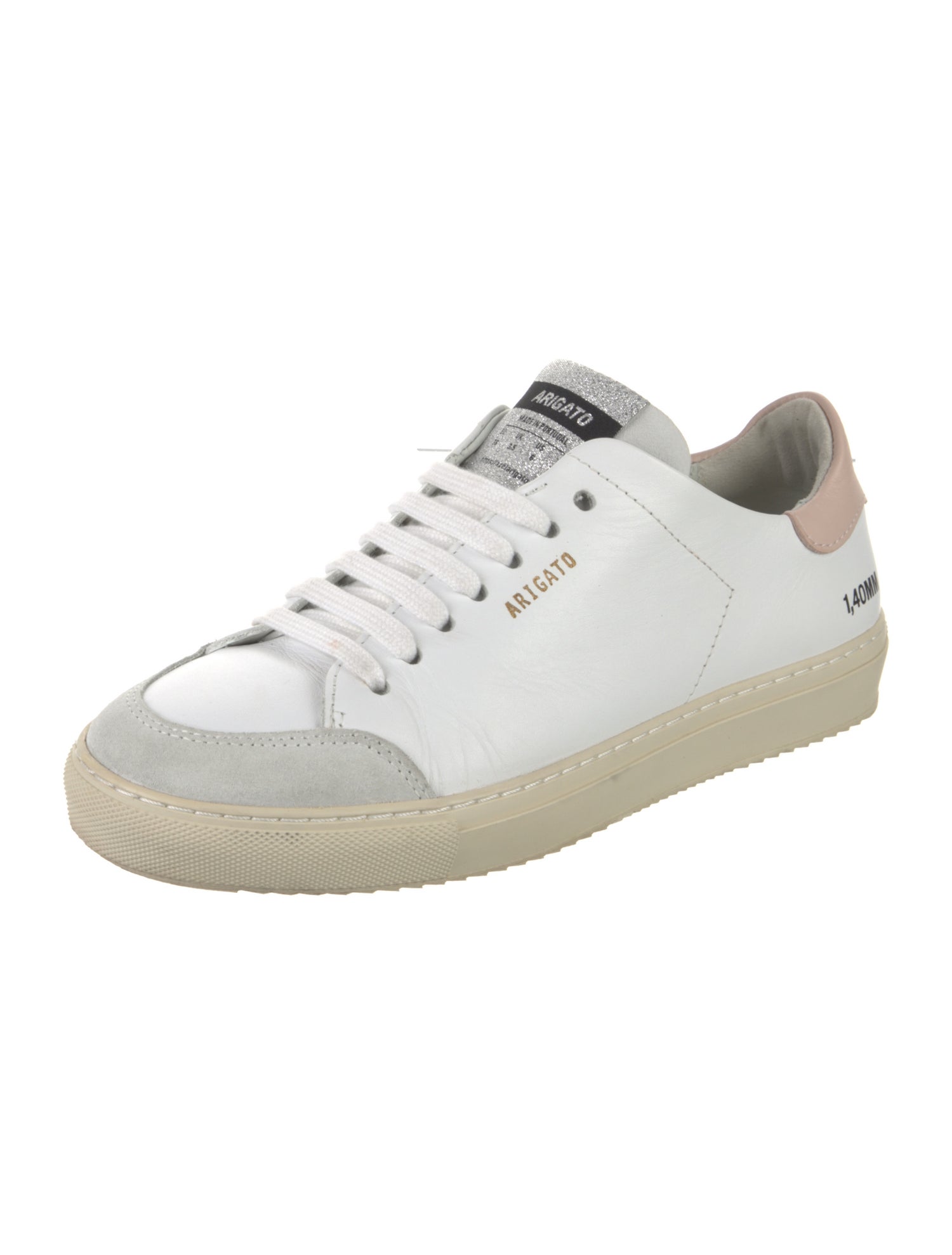 Axel Arigato Leather Colorblock Pattern Sneakers