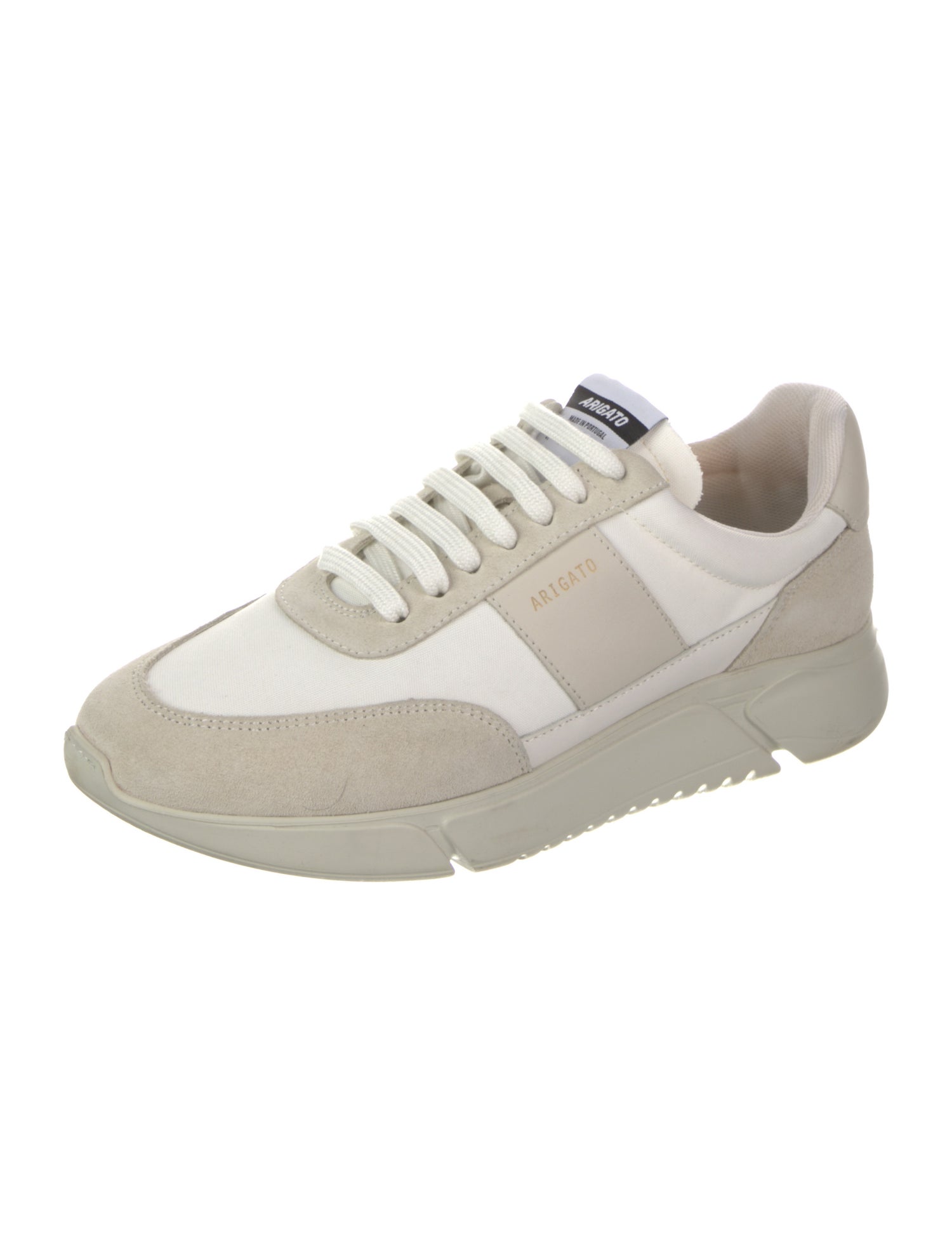 Axel Arigato Suede Colorblock Pattern Sneakers