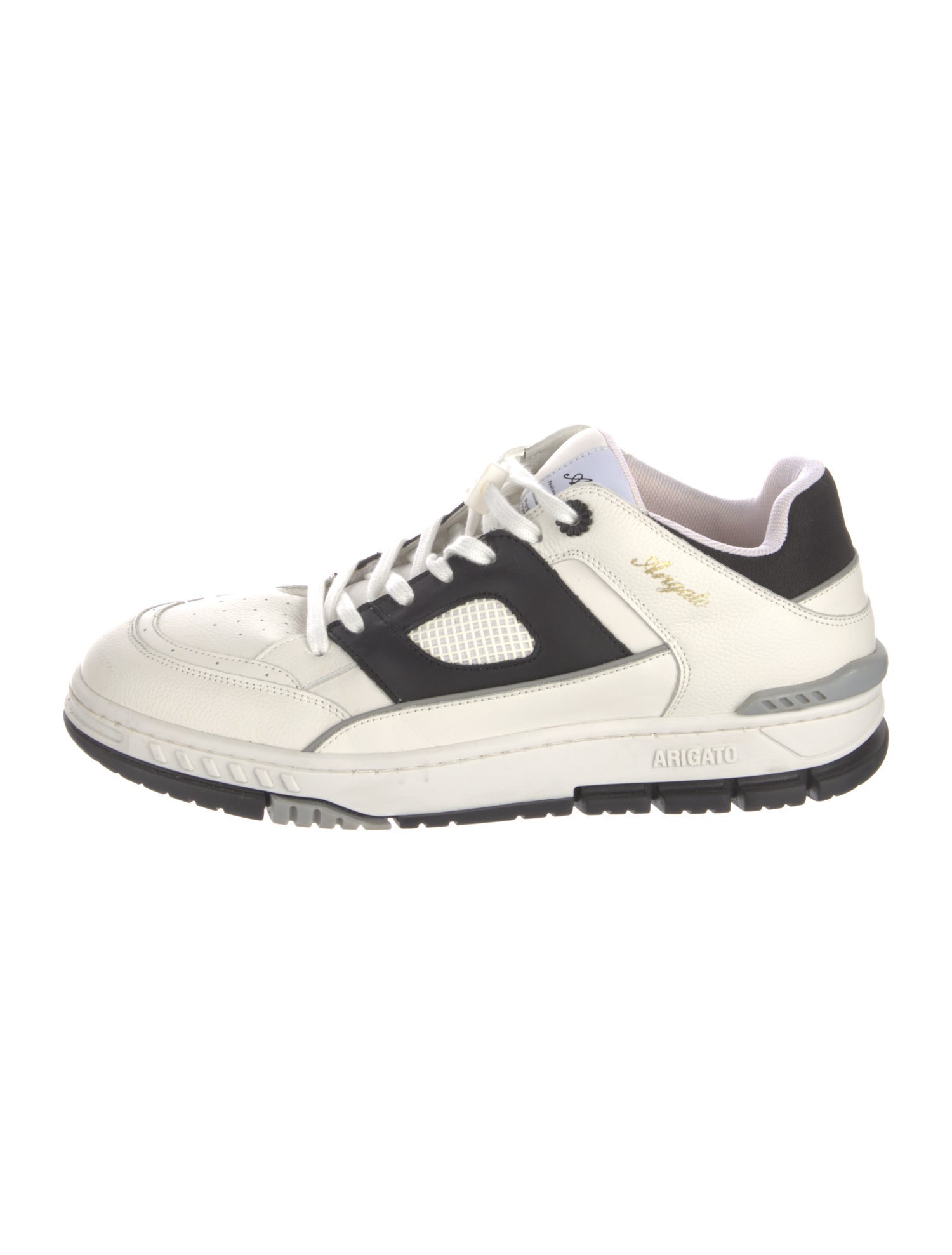 Axel Arigato Leather Colorblock Pattern Sneakers