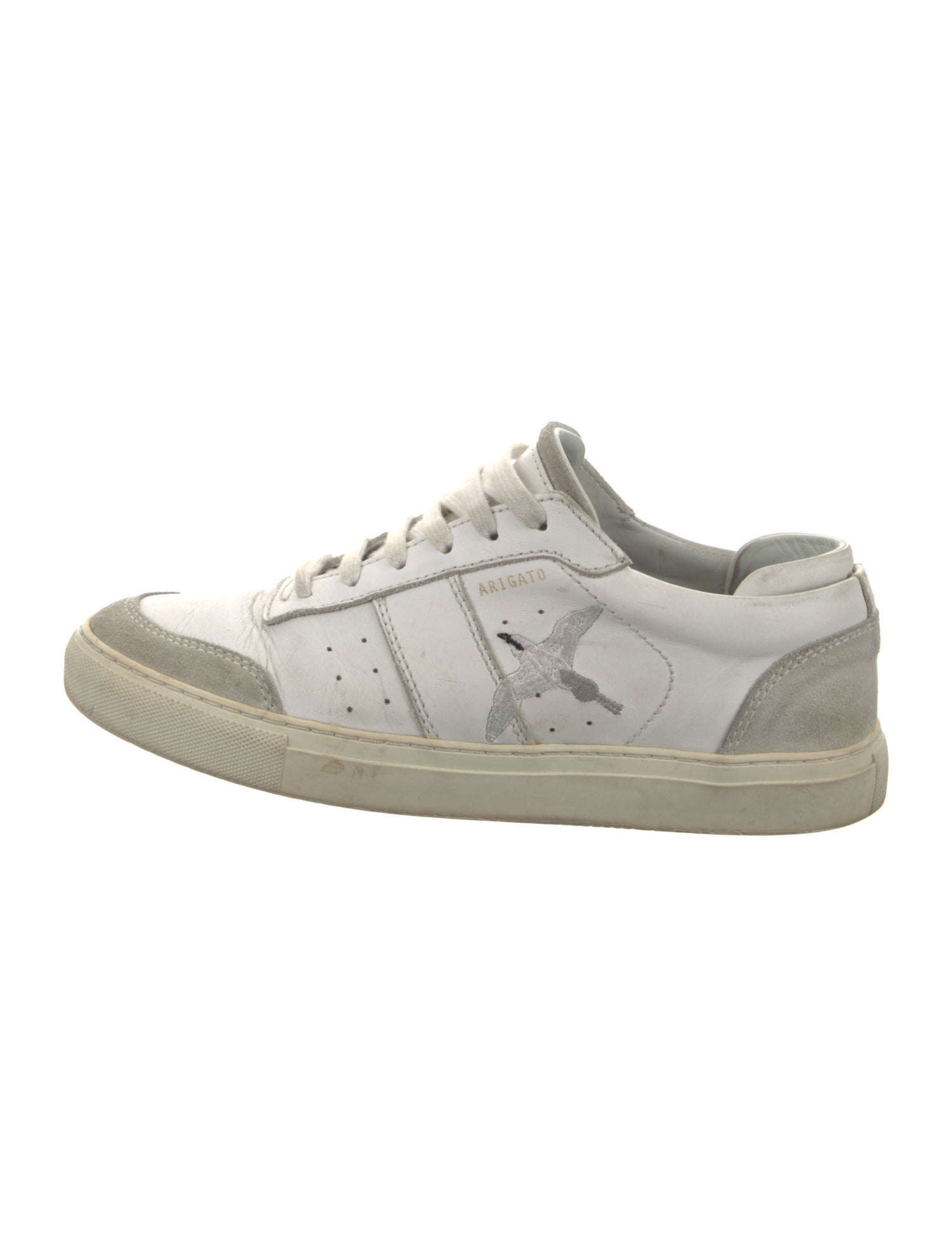 Axel Arigato Leather Colorblock Pattern Sneakers