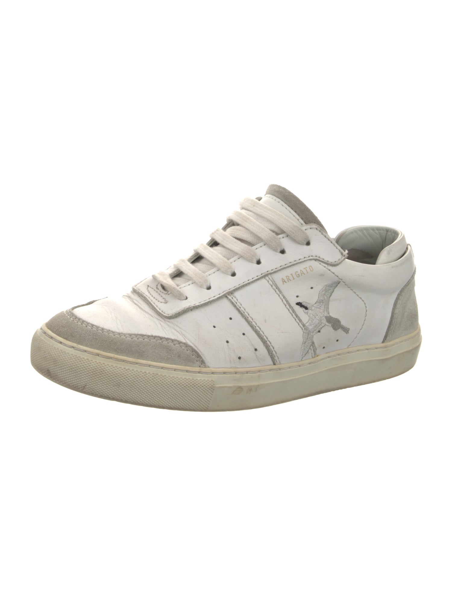 Axel Arigato Leather Colorblock Pattern Sneakers