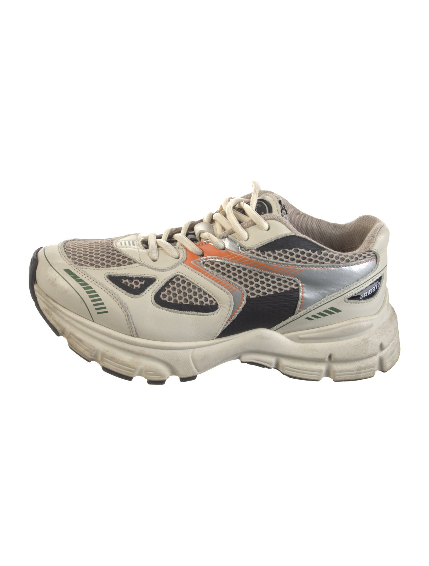 Axel Arigato Leather Colorblock Pattern Sneakers