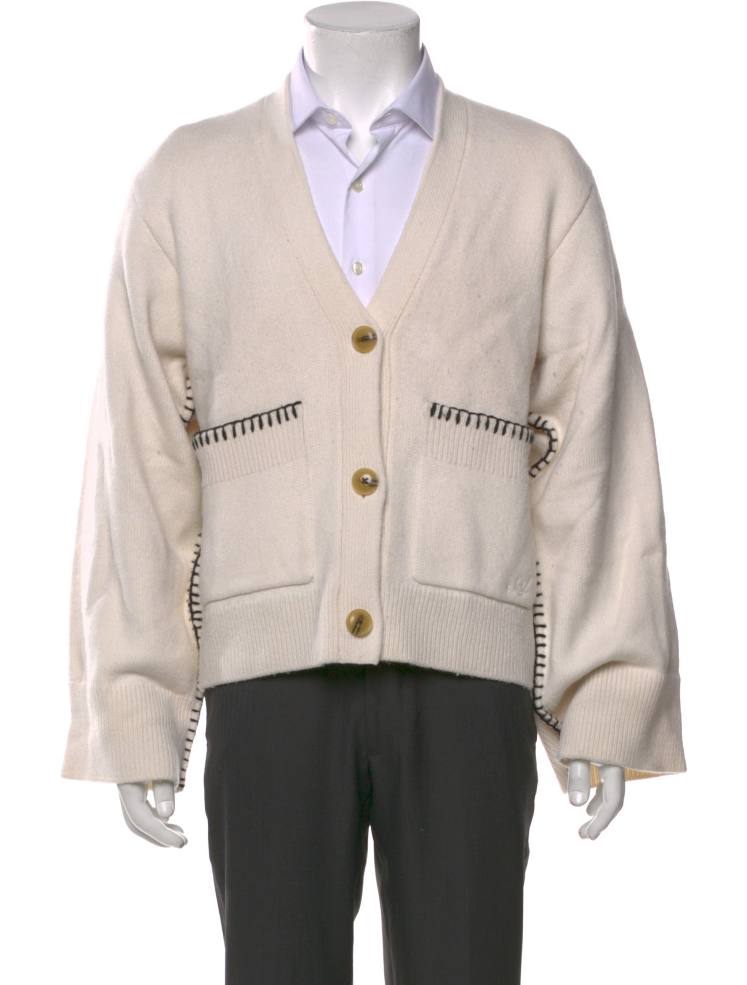 Axel Arigato Wool V-Neck Cardigan