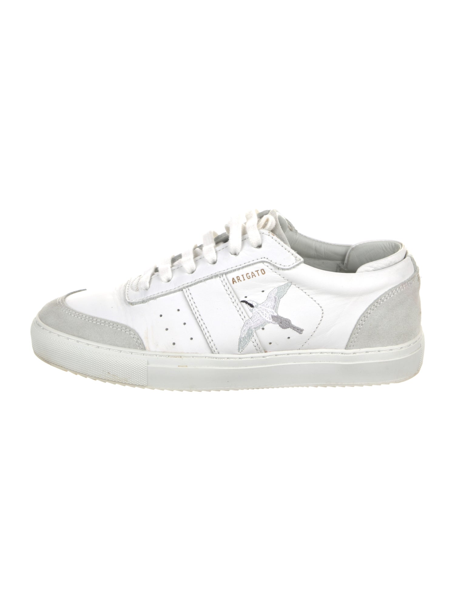 Axel Arigato Leather Colorblock Pattern Sneakers