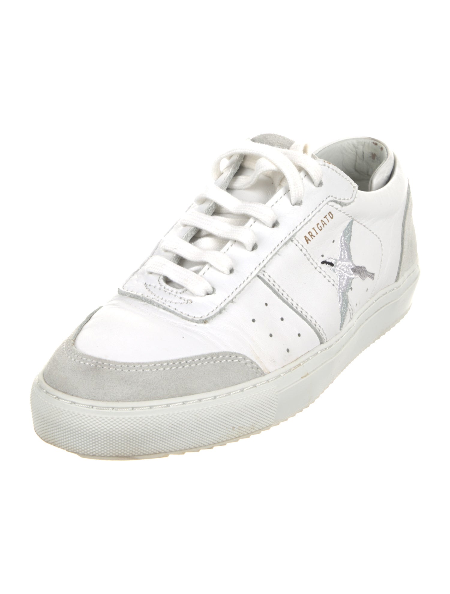Axel Arigato Leather Colorblock Pattern Sneakers