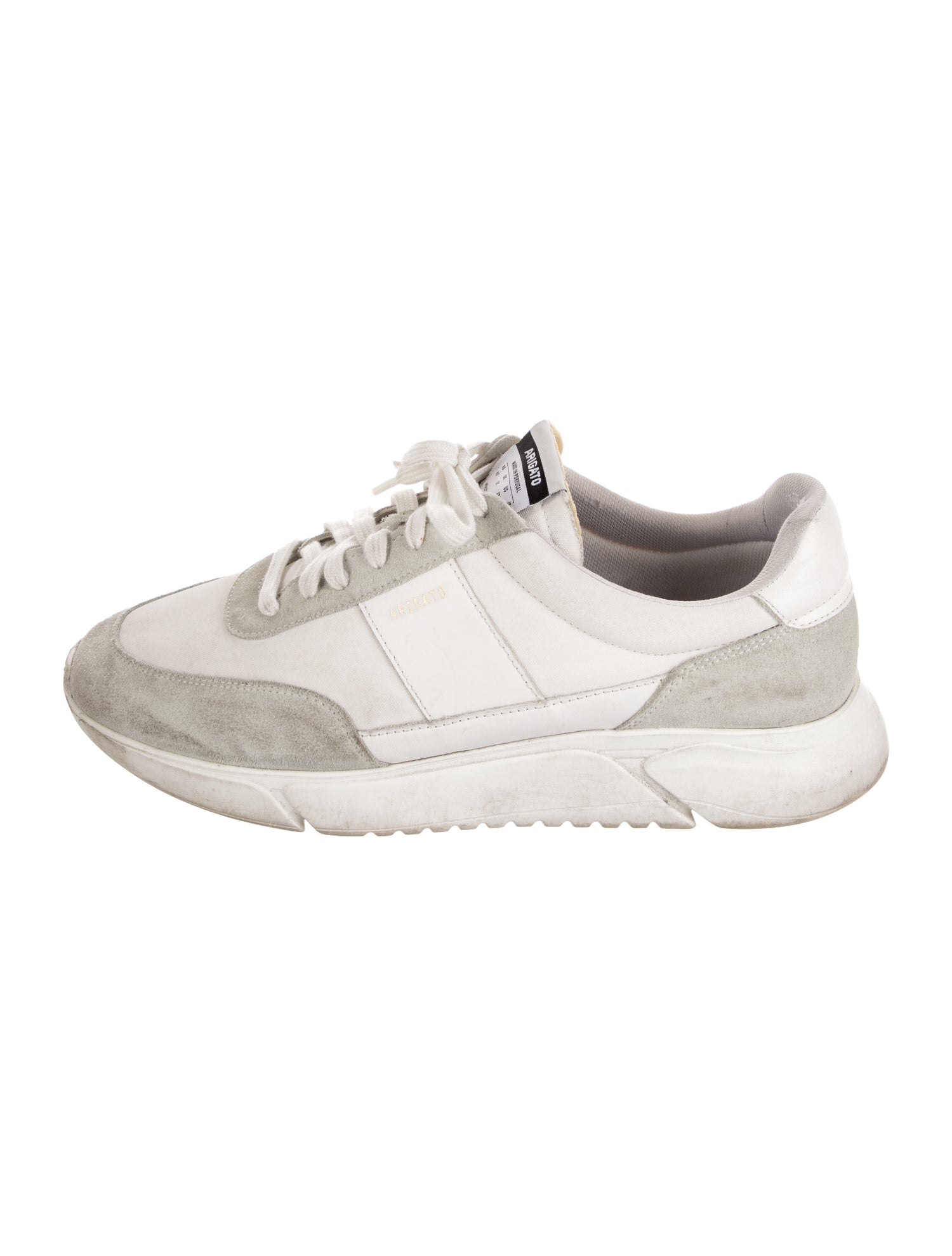 Axel Arigato Suede Colorblock Pattern Sneakers
