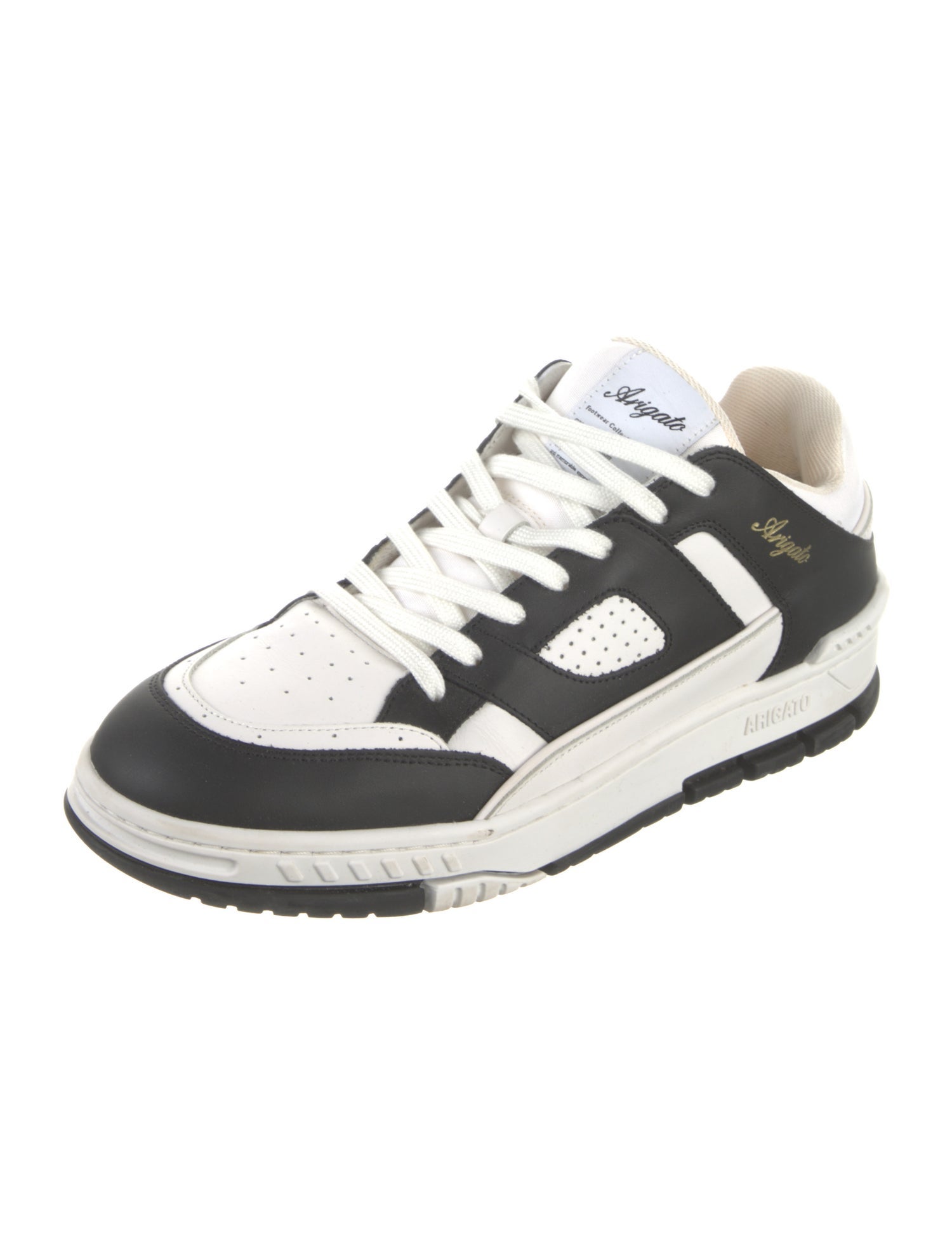 Axel Arigato Leather Colorblock Pattern Sneakers
