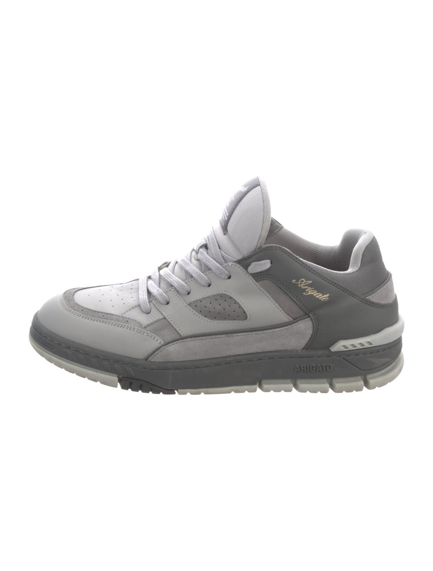 Axel Arigato Leather Colorblock Pattern Sneakers