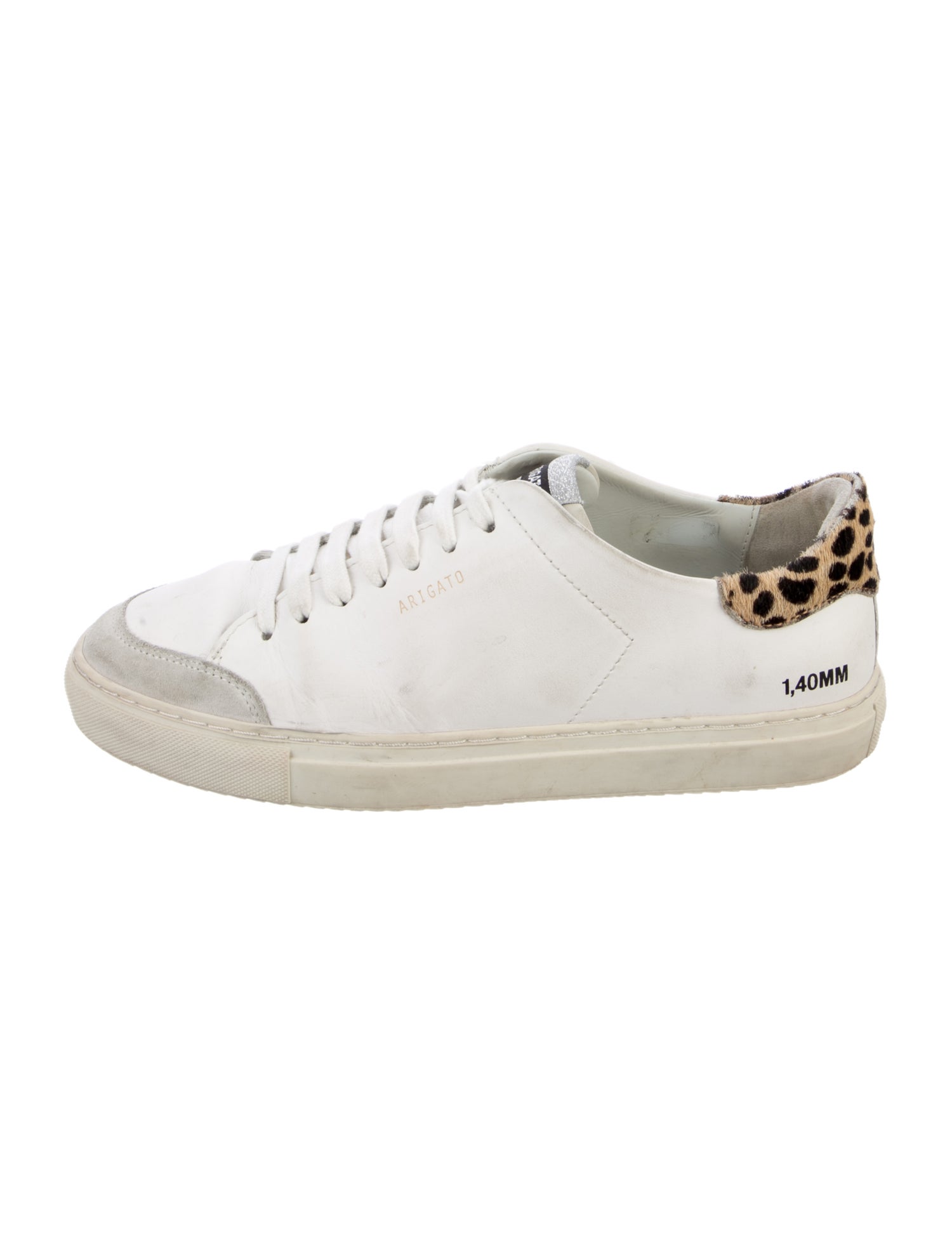 Axel Arigato Leather Animal Print Sneakers