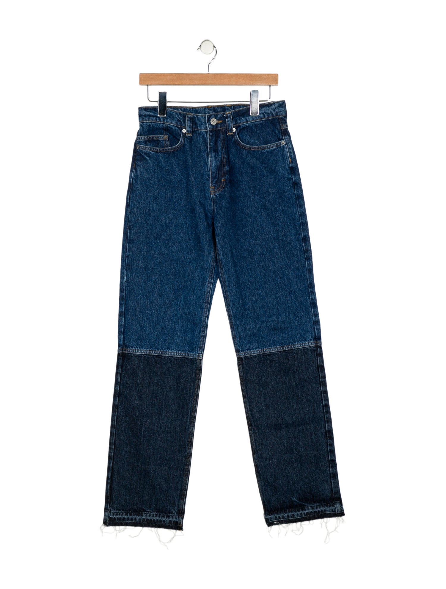 Axel Arigato High-Rise Straight Leg Jeans
